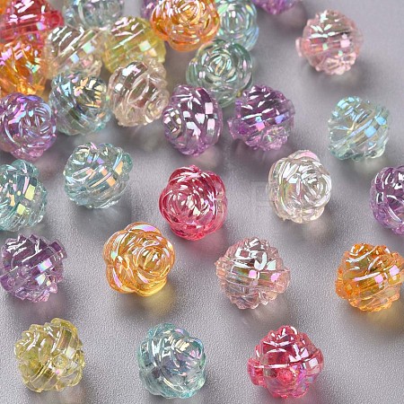 Transparent Acrylic Beads TACR-S154-33C-1