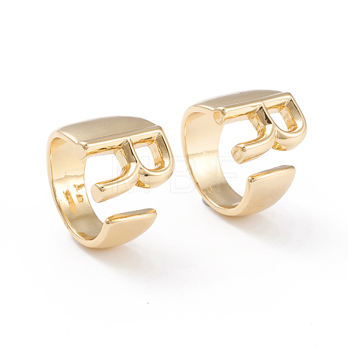 Brass Cuff Rings RJEW-L097-06R-1