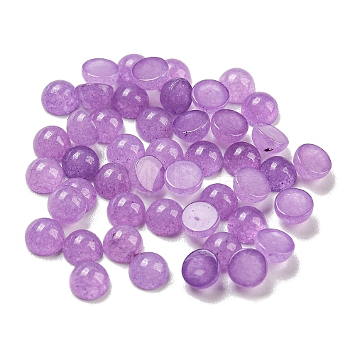 Natural White Jade Dyed Cabochons G-H309-03-16-1