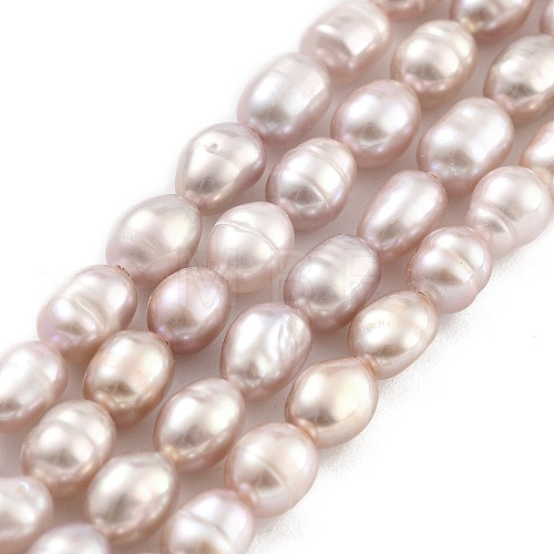 Natural Cultured Freshwater Pearl Beads Strands PEAR-P062-05B-1