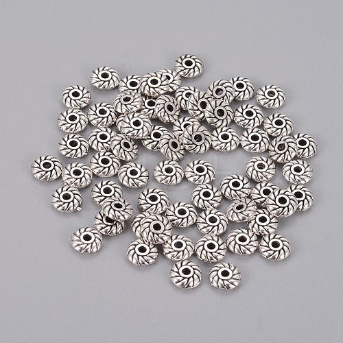 Tibetan Style Alloy Spacer Beads LF10764Y-1