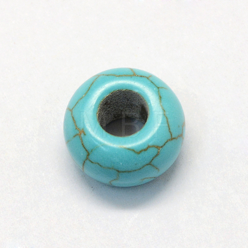 Synthetic Turquoise European Beads TURQ-S283-34A-1