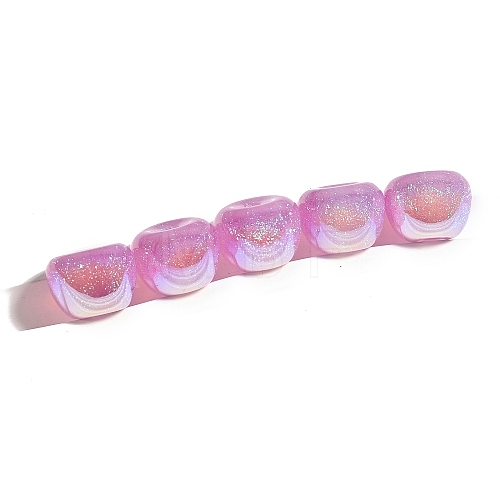 Gradient Color Opaque Resin Beads PW-WG960A9-07-1