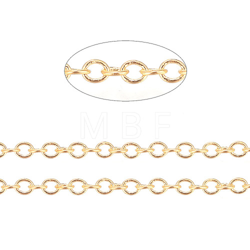 Brass Cable Chains CHC-034Y-01G-NR-1