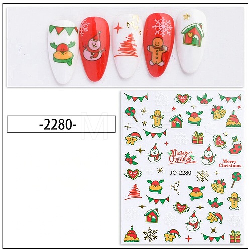 Christmas Theme Nail Art Stickers MRMJ-N033-2280-1