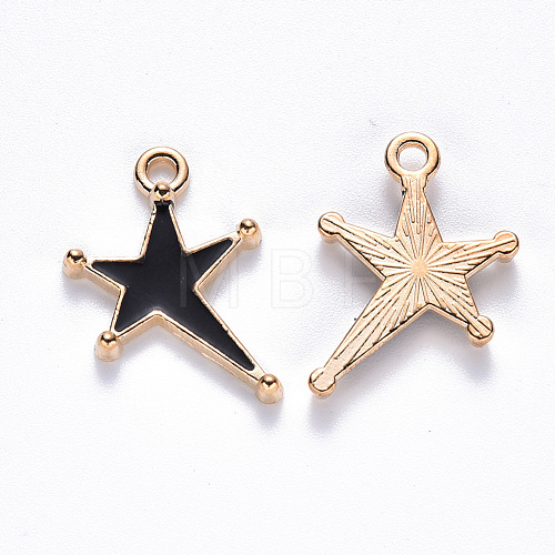 Alloy Enamel Pendants ENAM-S121-026A-1