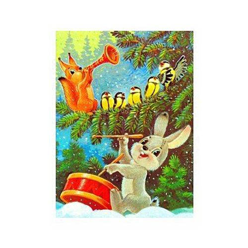 DIY Easter Theme Rabbit Pattern Full Drill Diamond Painting Canvas Kits DIY-G074-01E-1