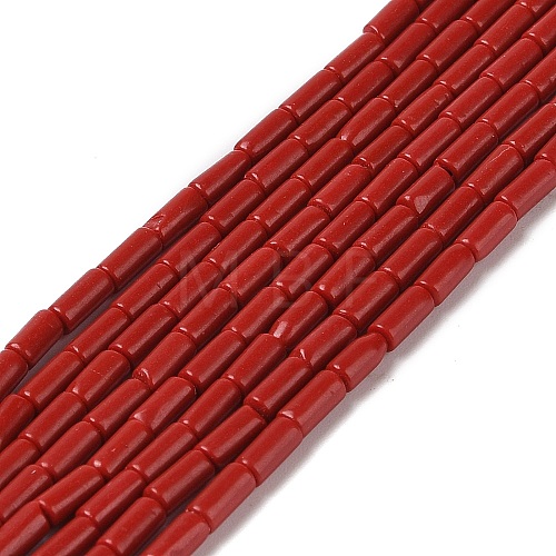 Dyed Synthetic Coral Beads Strands CORA-P010-02-1