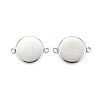 Tarnish Resistant 304 Stainless Steel Cabochon Connector Settings LS-STAS-G170-26P-14mm-2