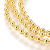 Stainless Steel Ball Chain Necklace Making MAK-L019-01B-G-2