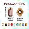 30Pcs Electroplate Glass Beads EGLA-YW0005-16A-3