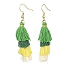 Colorful Tassel Pendants Dangle Earrings for Women EJEW-JE06107-1