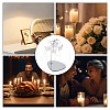 430 and 201 Stainless Steel Rotating Candlestick Tealight Candle Holder DJEW-WH0039-21P-7