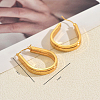 U-Shaped Stainless Steel Hoop Earrings VF2558-2