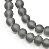 Baking Paint Transparent Glass Bead Strands GLAA-S031-12mm-12-3
