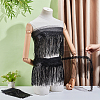 Polyester Fringe Lace Trim DIY-WH0671-008E-3