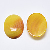 Natural Banded Agate/Striped Agate Cabochons X-G-T122-22F-2