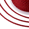 Round Waxed Polyester Cord X-YC-G006-01-1.0mm-32-3