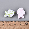 Opaque Acrylic Beads SACR-T017-82M-4