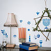 1 Set Hanukkah PET Hollow Out Drawing Painting Stencils DIY-MA0002-19A-7