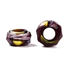 Two Tone Glass European Beads GDA009-4-2