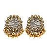 Sunflower Zinc Alloy Chandelier Earrings HD8181-1-5