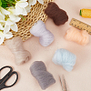 18Pcs 6 Colors DIY Wool Roving DIY-SP0005-70B-3