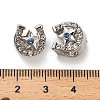 Alloy Rhinestone European Beads FIND-Q115-06P-3