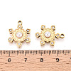304 Stainless Steel Rhinestone & ABS Imitation Pearl Pendants STAS-T074-11G-3