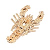 Alloy Rhinestone Brooch LS-AL-CBAC416-02-2