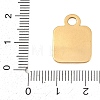 304 Stainless Steel Pendant Cabochon Settings STAS-D264-08A-G-3