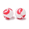 Food Grade Eco-Friendly Printed Silicone Beads SIL-A013-01A-03-2