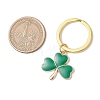 Clover Alloy Enamel Pendant Keychain KEYC-JKC01132-3