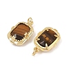 Natural Tiger Eye Faceted Pendants GG-CBA4154-02G-03-2