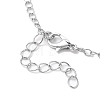 Valentine's Day Alloy and 201 Stainless Steel Word Love Pendant Necklaces NJEW-JN04693-5