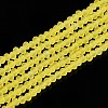 Transparent Glass Beads Strands EGLA-A044-T1mm-MD29-5