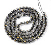 Crackle Transparent Glass Beads Strands GLAA-N030-8mm-01A-2