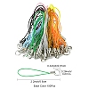 100Pcs Polyester Cord Mobile Straps MOBA-FS0001-02G-4