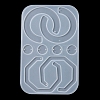 Geometry Pendant & Links Silicone Molds DIY-YW0006-73-1