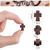 120Pcs Natural Wooden Beads WOOD-UN0001-10-4