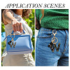 1Pc Resin Letter Keychains KEYC-TADJ0001-09W-6