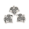 Tibetan Style Alloy Pendants TIBE-B001-63AS-1