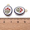 Valentine's Day Printed Alloy Pendants PALLOY-SZC0008-05K-3