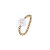 304 Stainless Steel and Shell Finger Rings WG7EF54-15-1