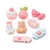 Opaque Resin Cabochons CRES-A064-03-1