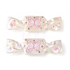 Printed Opaque Acrylic Beads OACR-B054-01A-1