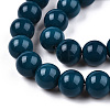 Opaque Solid Color Glass Beads Strands GLAA-T032-P10mm-14-3