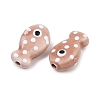 Handmade Porcelain Beads X-PORC-B009-03-3