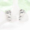 Conch Brass Stud Earrings EJEW-D351-07P-5