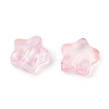 Transparent Spray Painted Glass Beads X1-GLAA-NH0003-01C-2